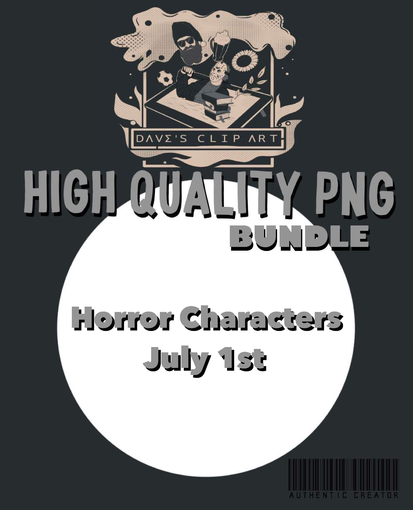 Horror Characters July 1st Canada Day Clipart
