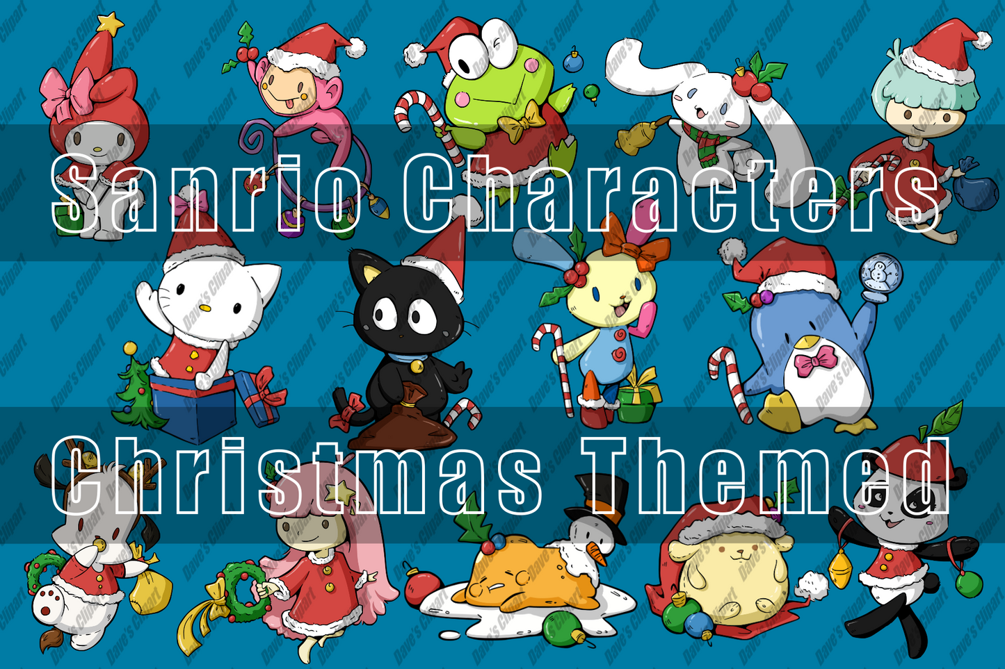 Sanrio Characters Christmas Themed