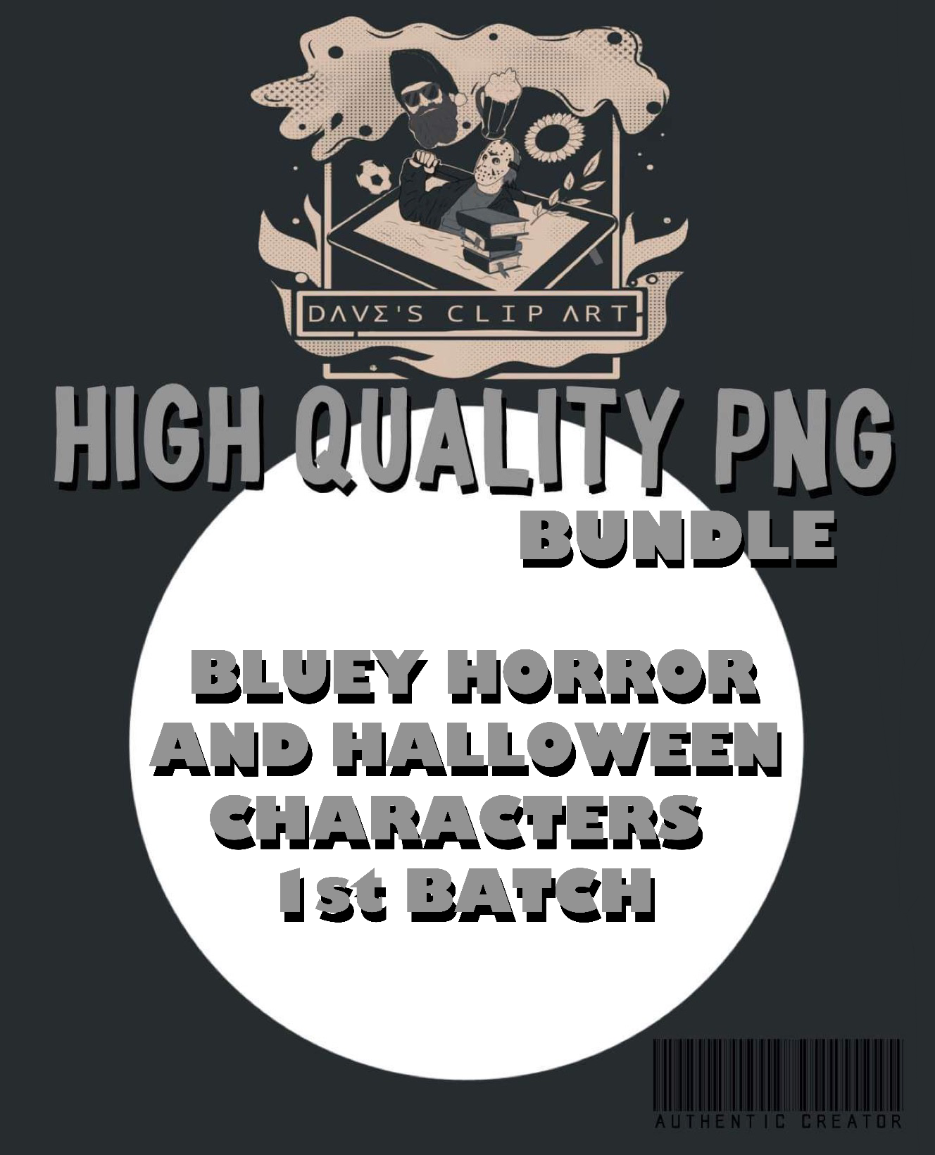 Bluey Horror And Halloween Characters 1st Batch
