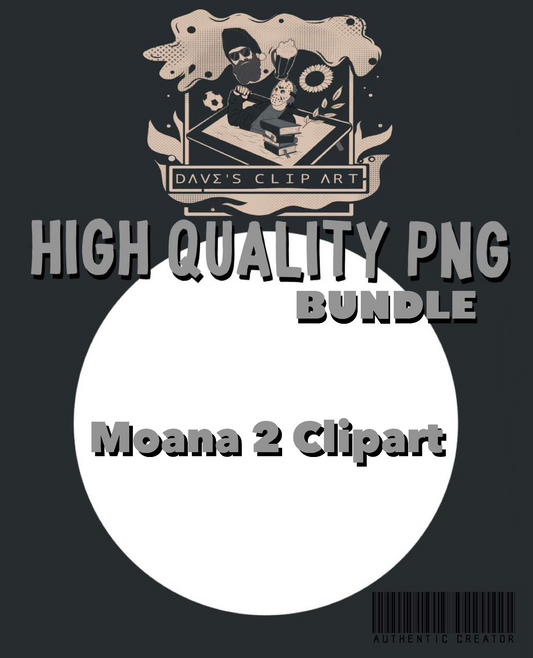 Moana 2 Clipart Bundle (10 png Character)