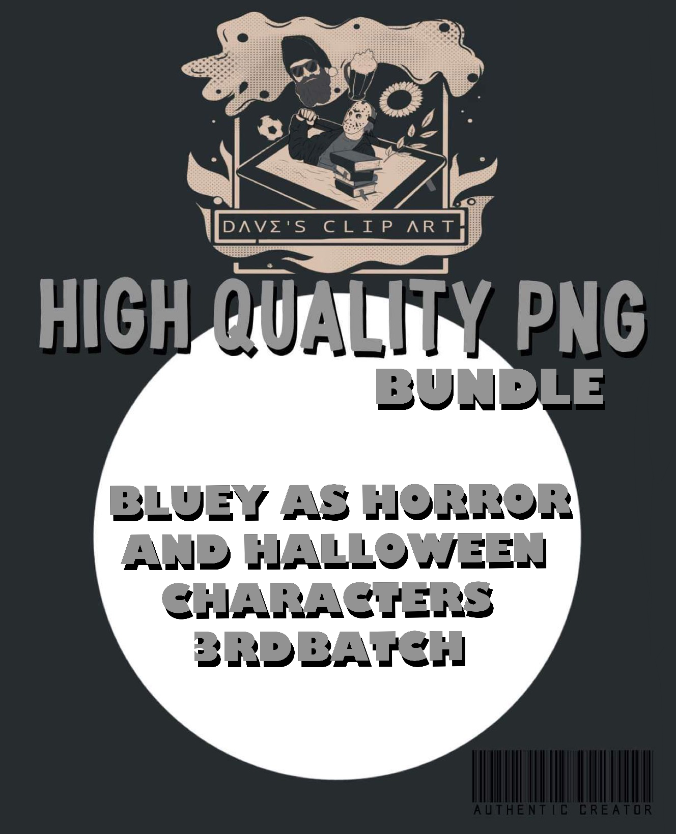 Bluey as Horror and Halloween Characters 3rd Batch