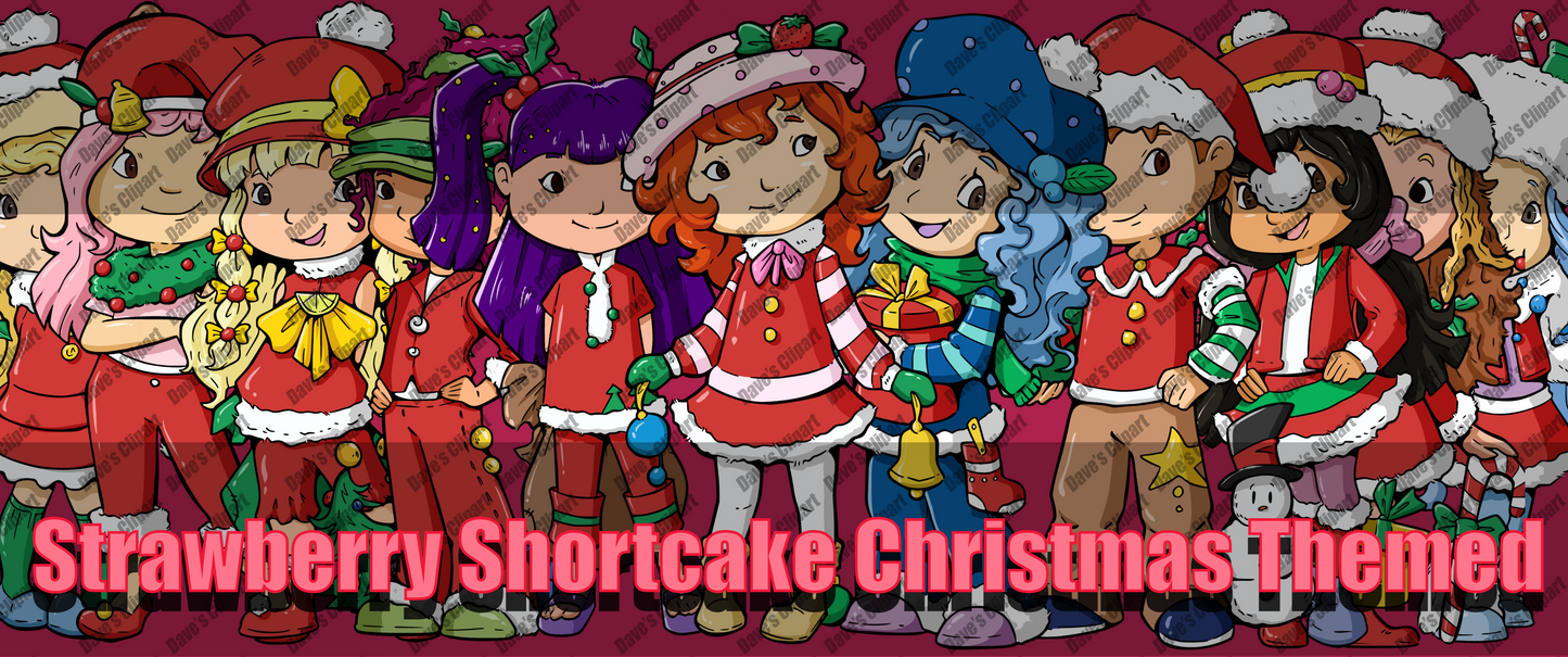Strawberry Shortcake Christmas Themed