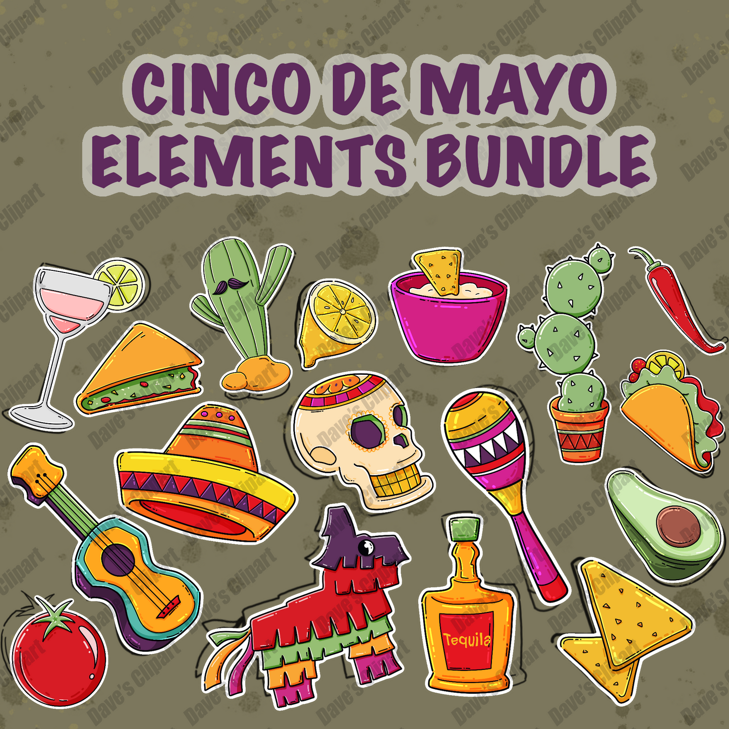 Cinco de mayo Elements Bundle