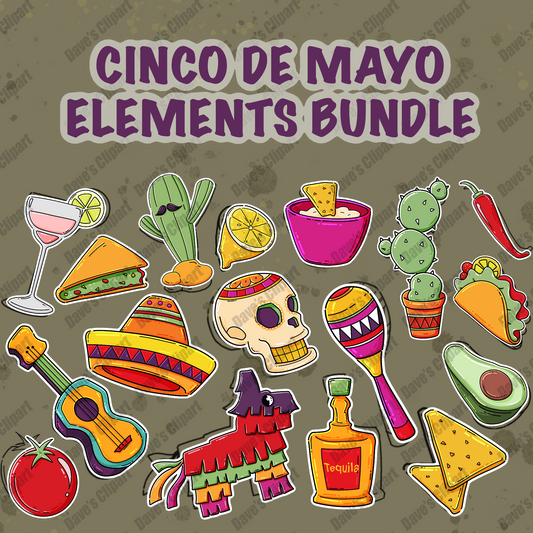 Cinco de mayo Elements Bundle