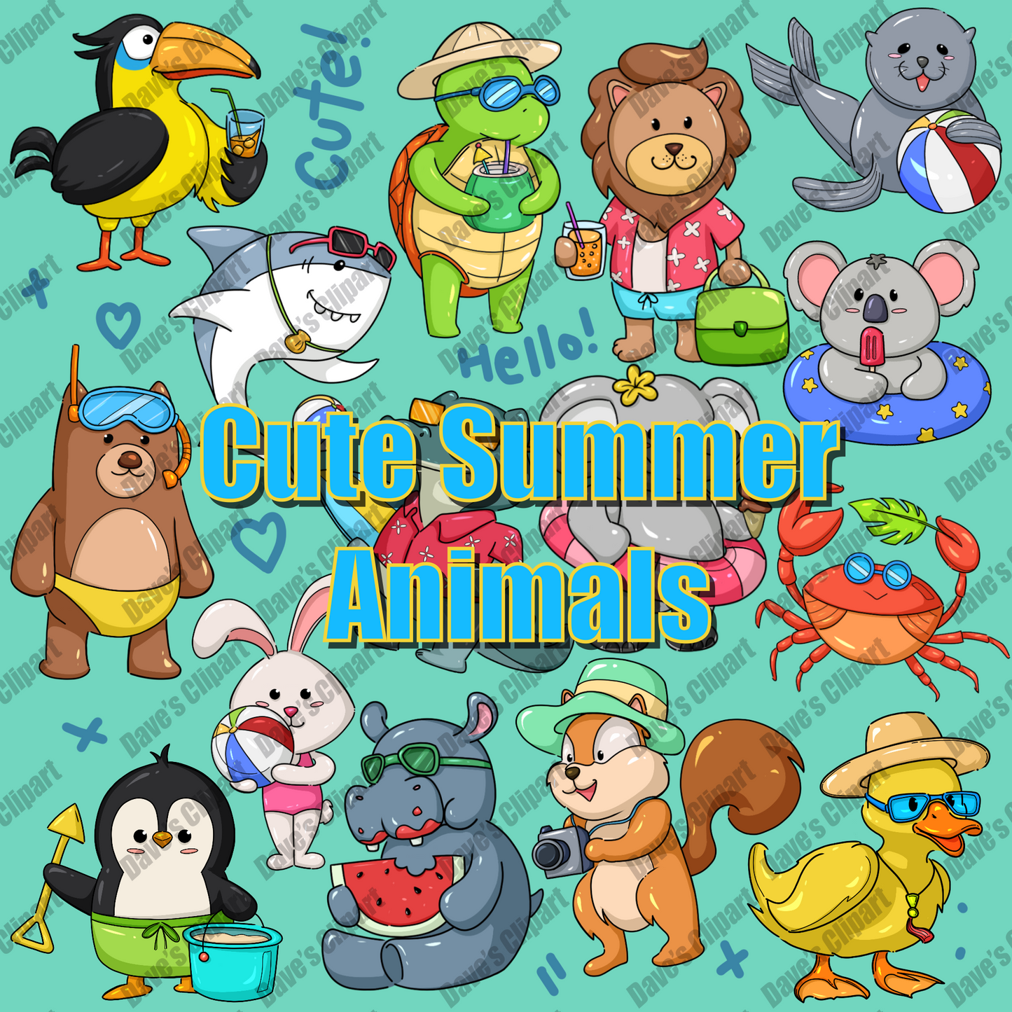 Cute Summer Animals