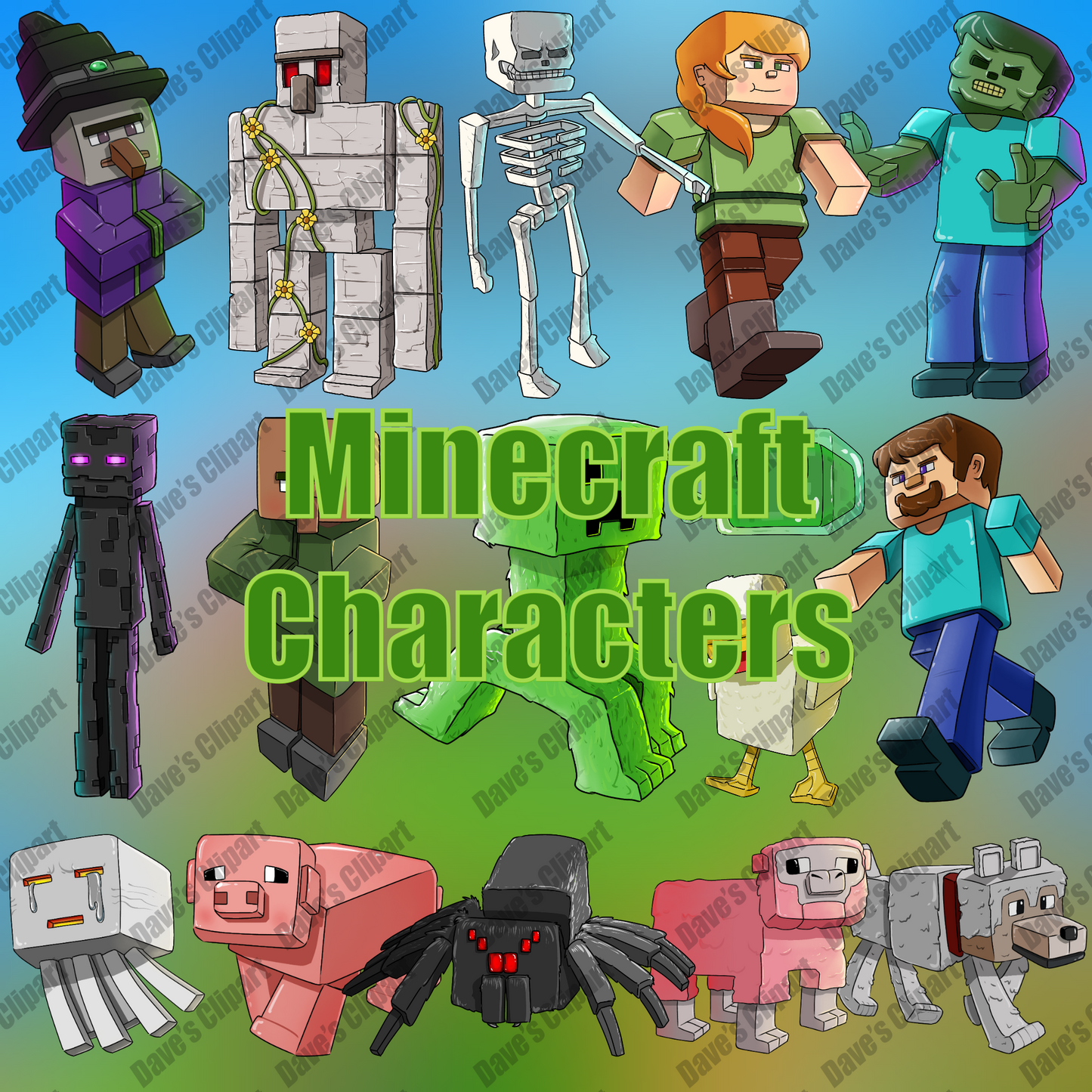 Minecraft Characters