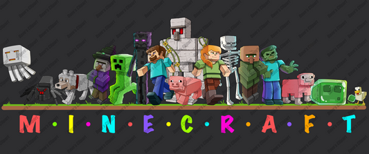 MINECRAFT Png and Seamless Pattern