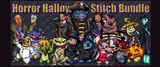 Horror Halloween Stitch Bundle