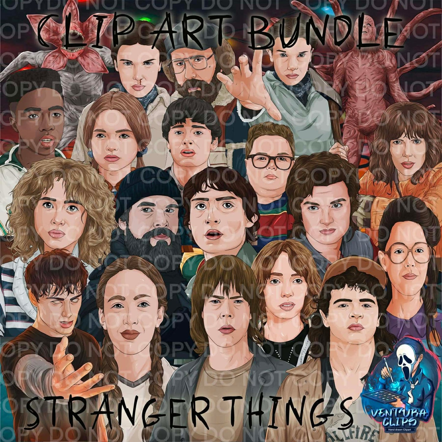 Stranger things S5 (20characters)
