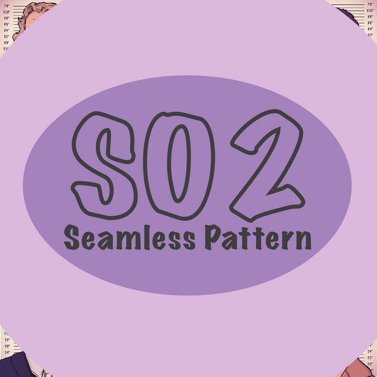 Serial Killers Seamless Pattern