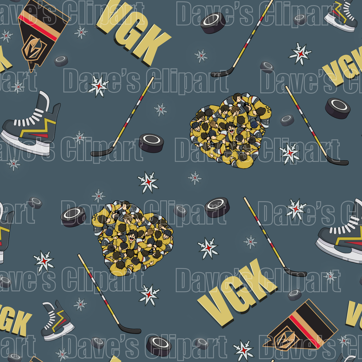 VEGAS GOLDEN KNIGHT SEAMLESS